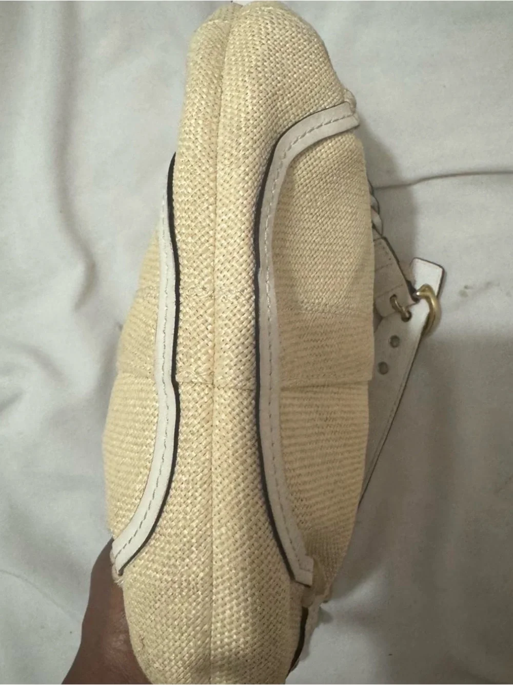 Coach shoulder bag with braided Strap